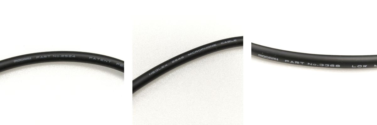 Mogami 2524、2549、3368 三款電吉他線材比較